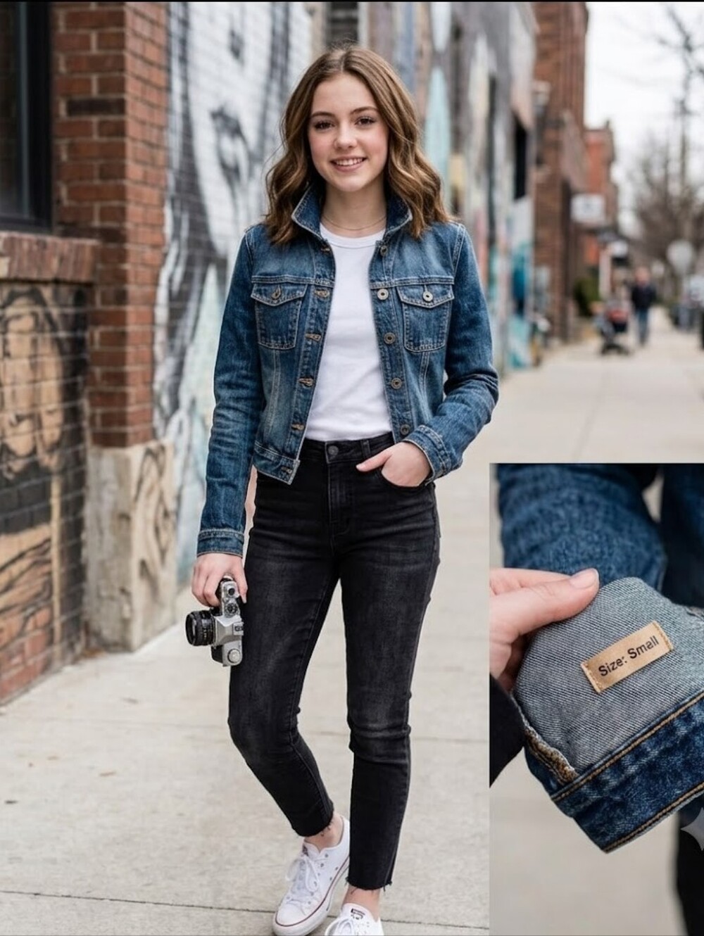 Guess denim vintage jacket size small